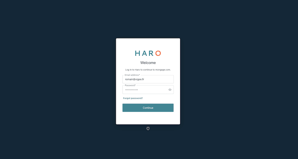 Haro Gage : aperçu 1 de l'application